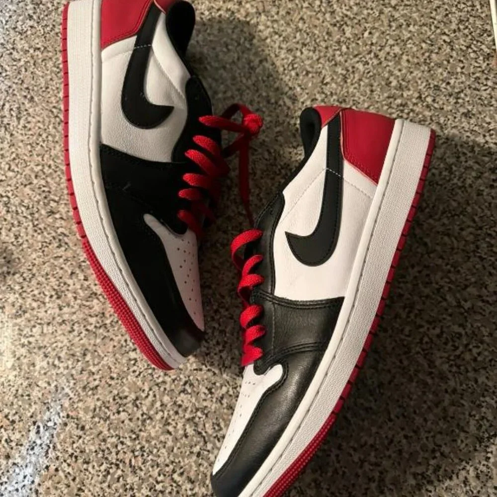 Nike Air Jordan 1 Low OG Black Toe 2023 Shoes CZ0790-106 - Picture 6 of 8